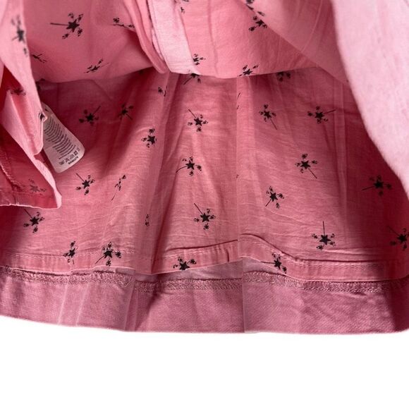 Koton Baby Girl 24-36 Month Pink Velvet Pleated Dress - Picture 5 of 7